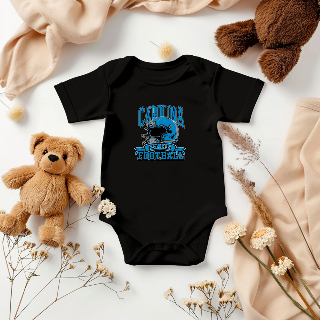 Football Helmet Baby Onesie