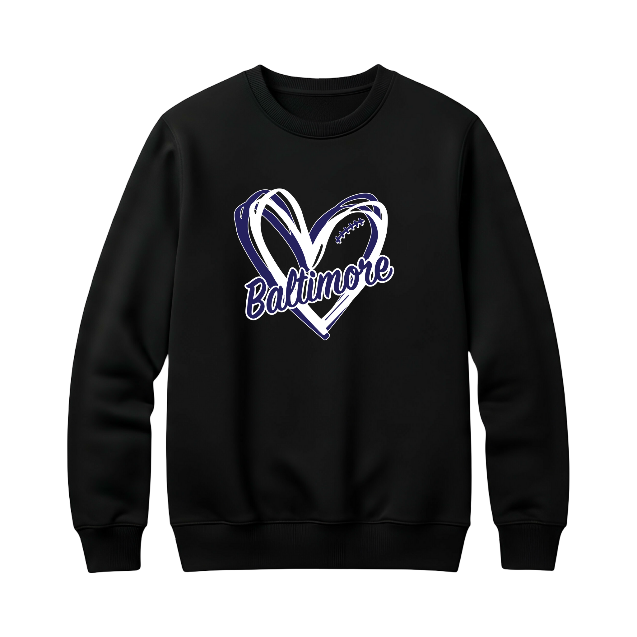 Baltimore Heart Crewneck