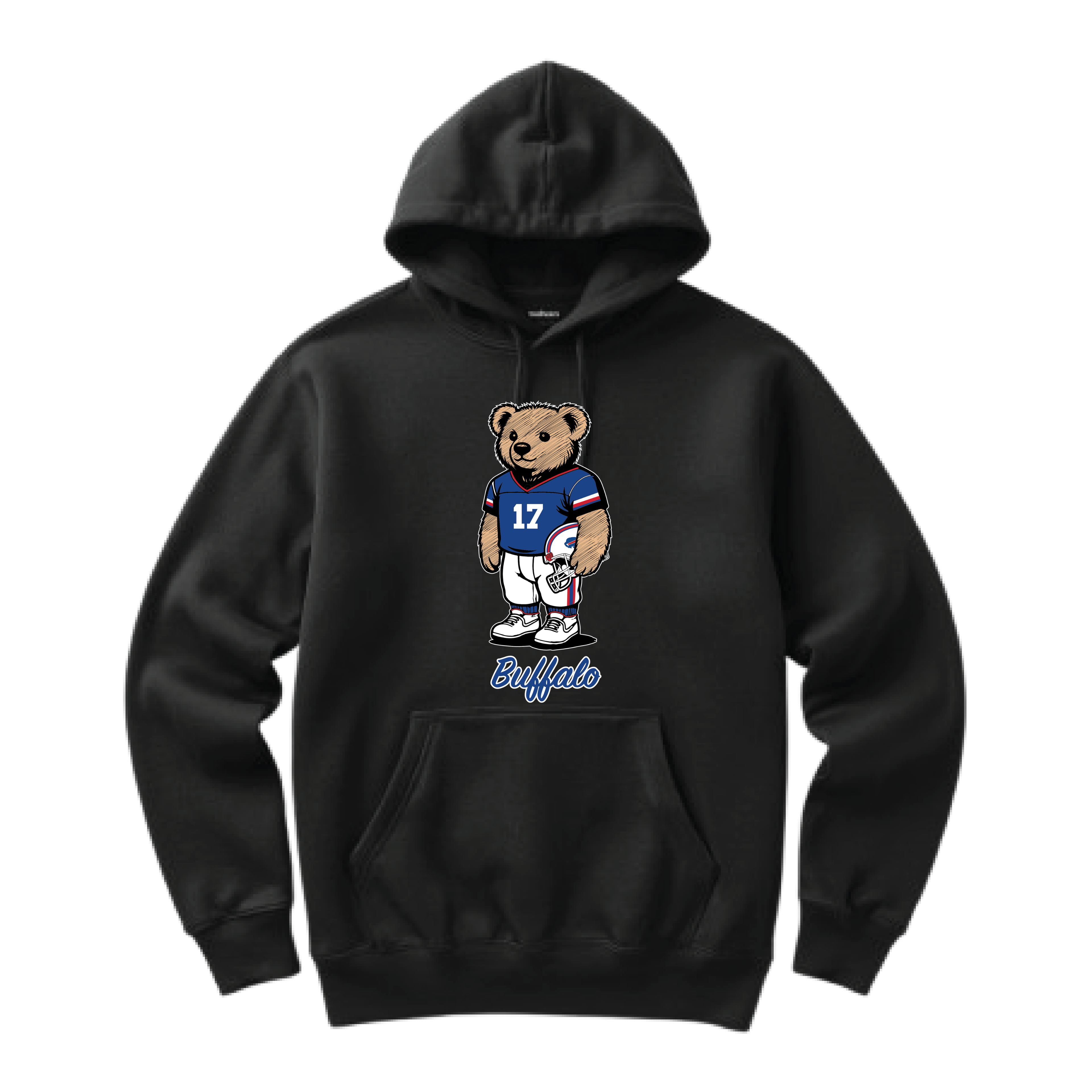 Buffalo Football Bear Hoodie