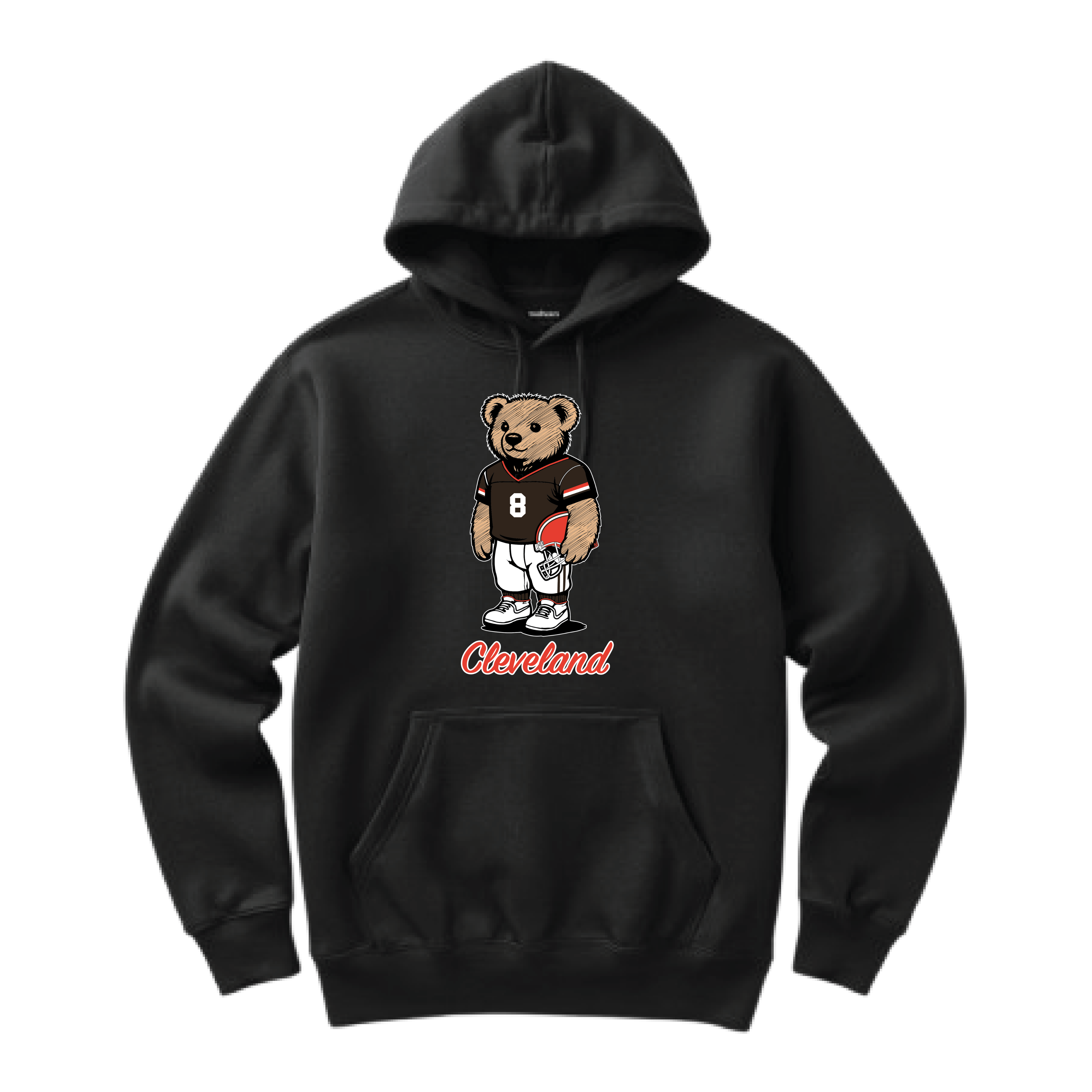 Cleveland Football Bear Hoodie