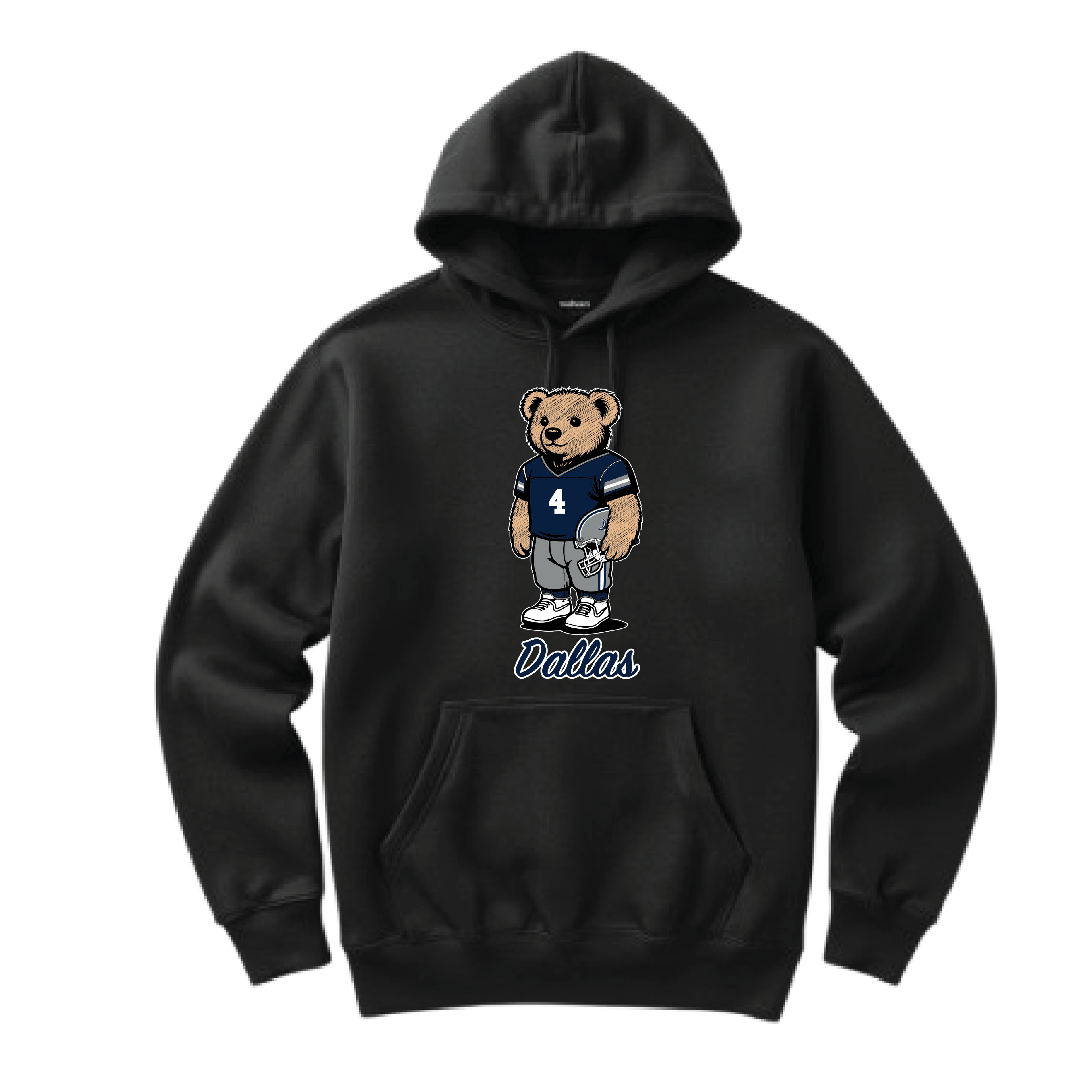 Dallas Football Bear Hoodie