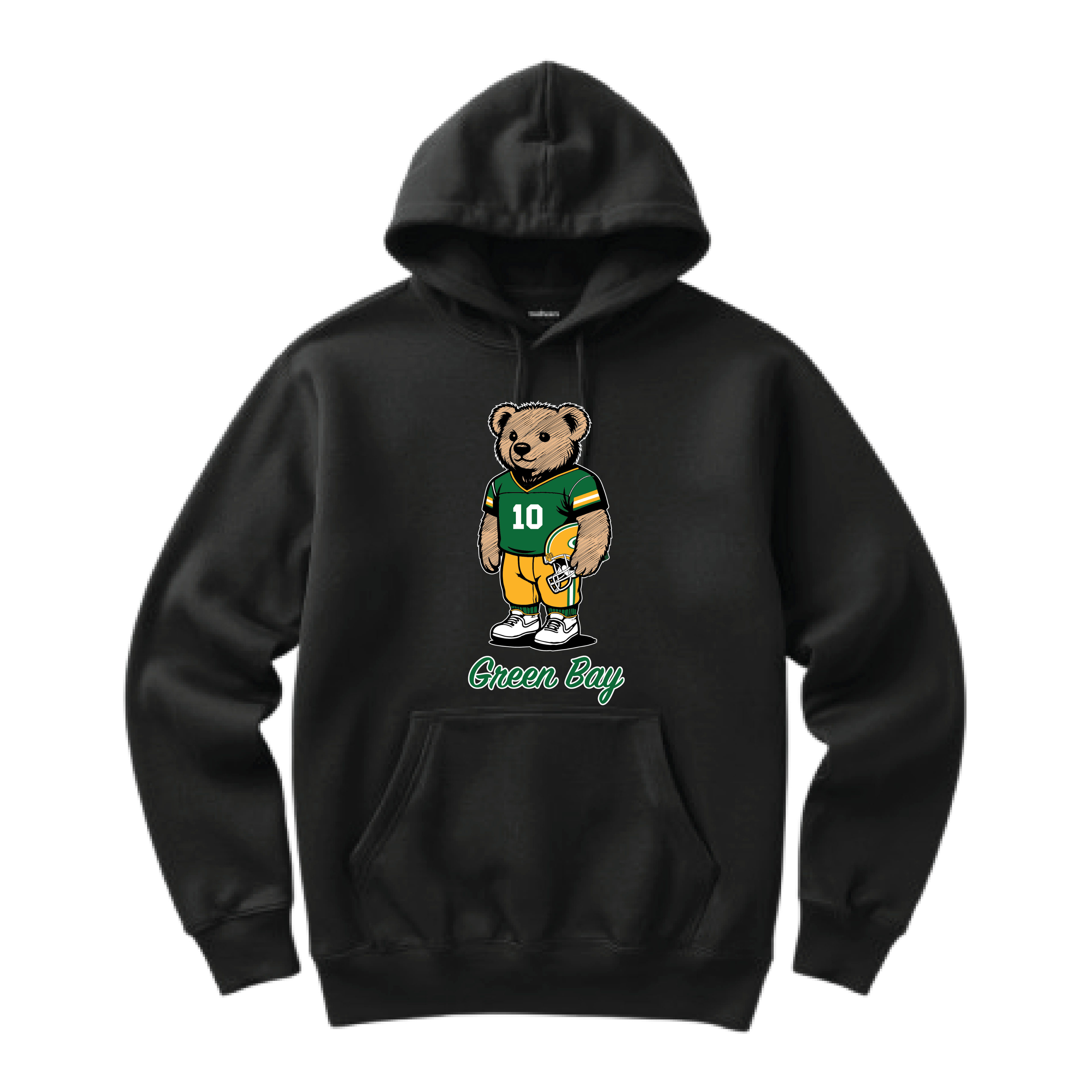 Green Bay Football Bear Hoodie