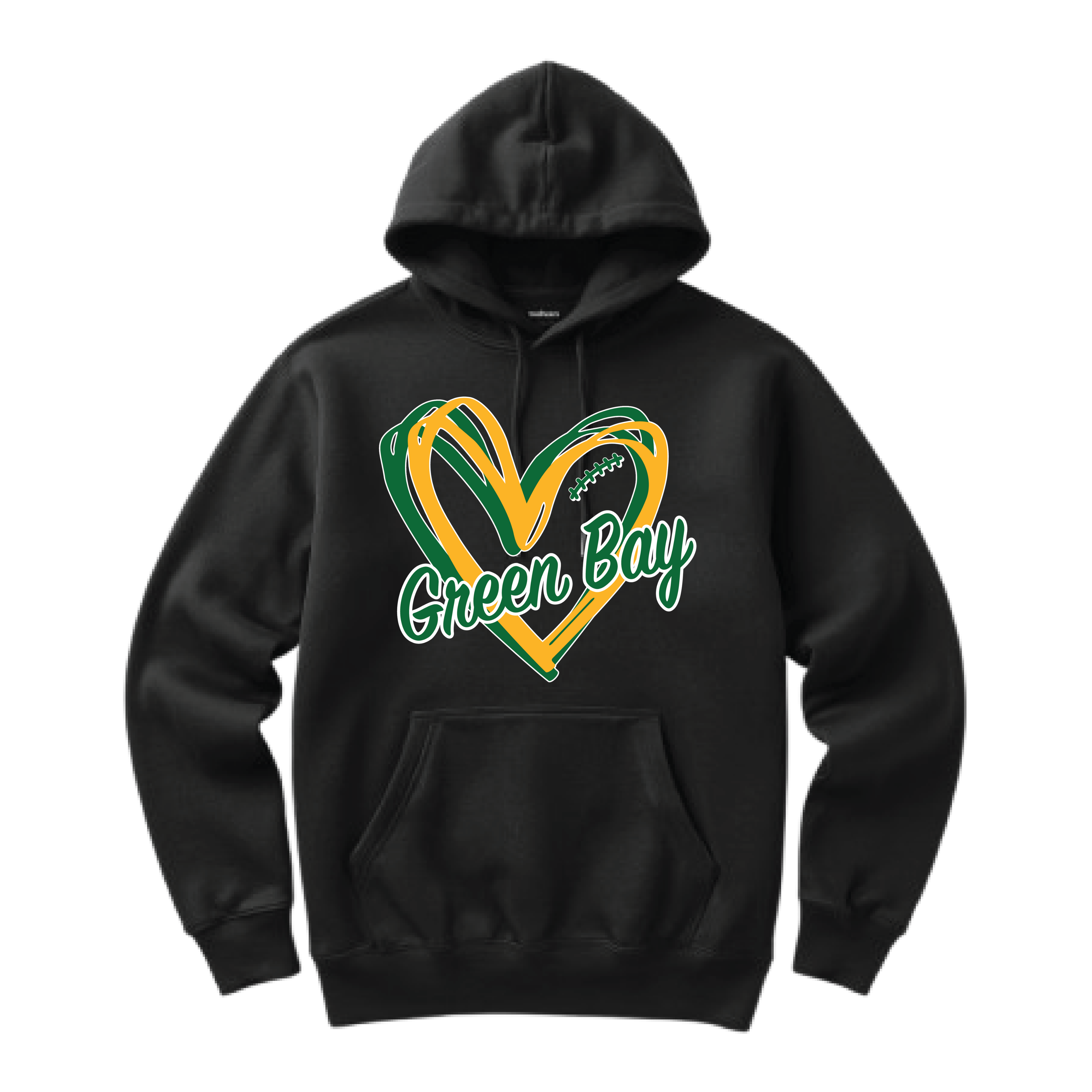 Green Bay Heart Hoodie