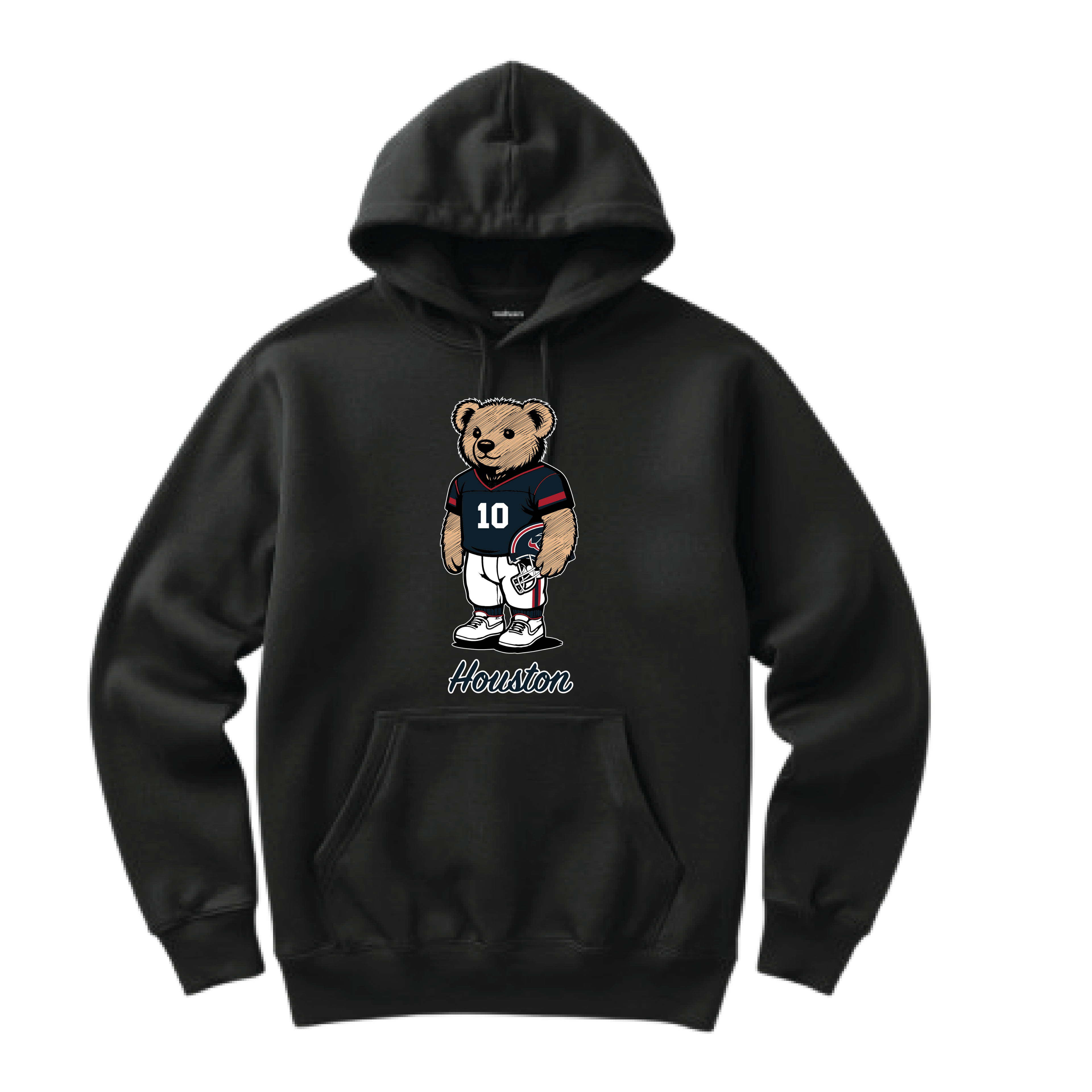 Houston Football Bear Hoodie