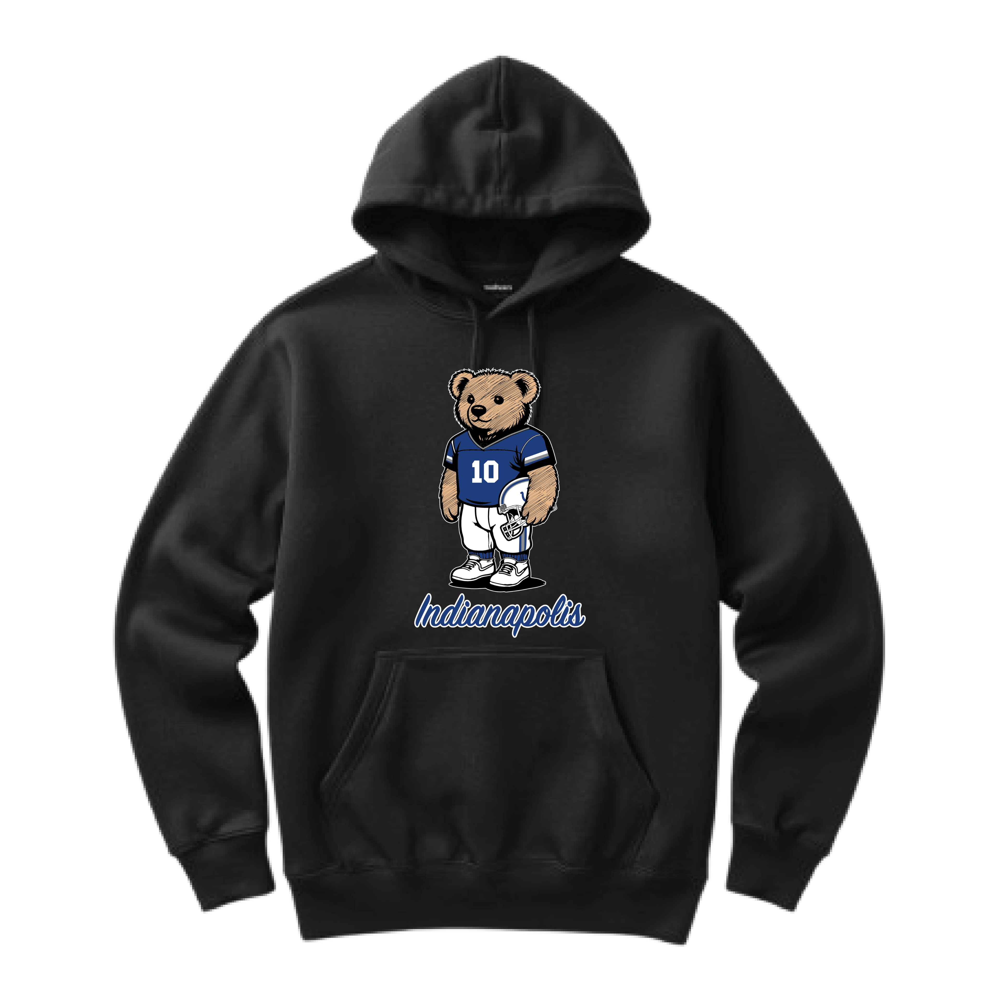 Indianapolis Football Bear Hoodie