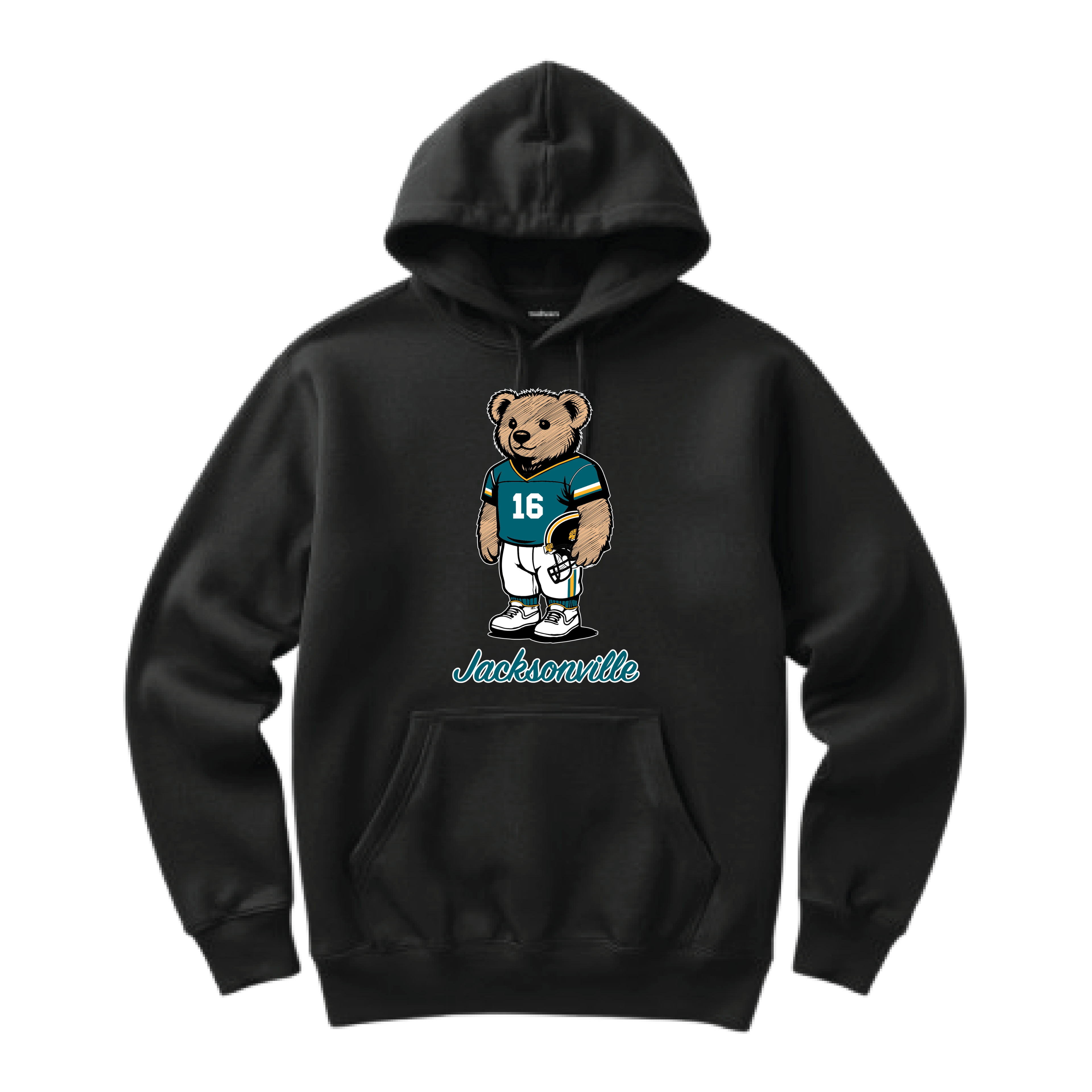 Jacksonville Football Bear Hoodie