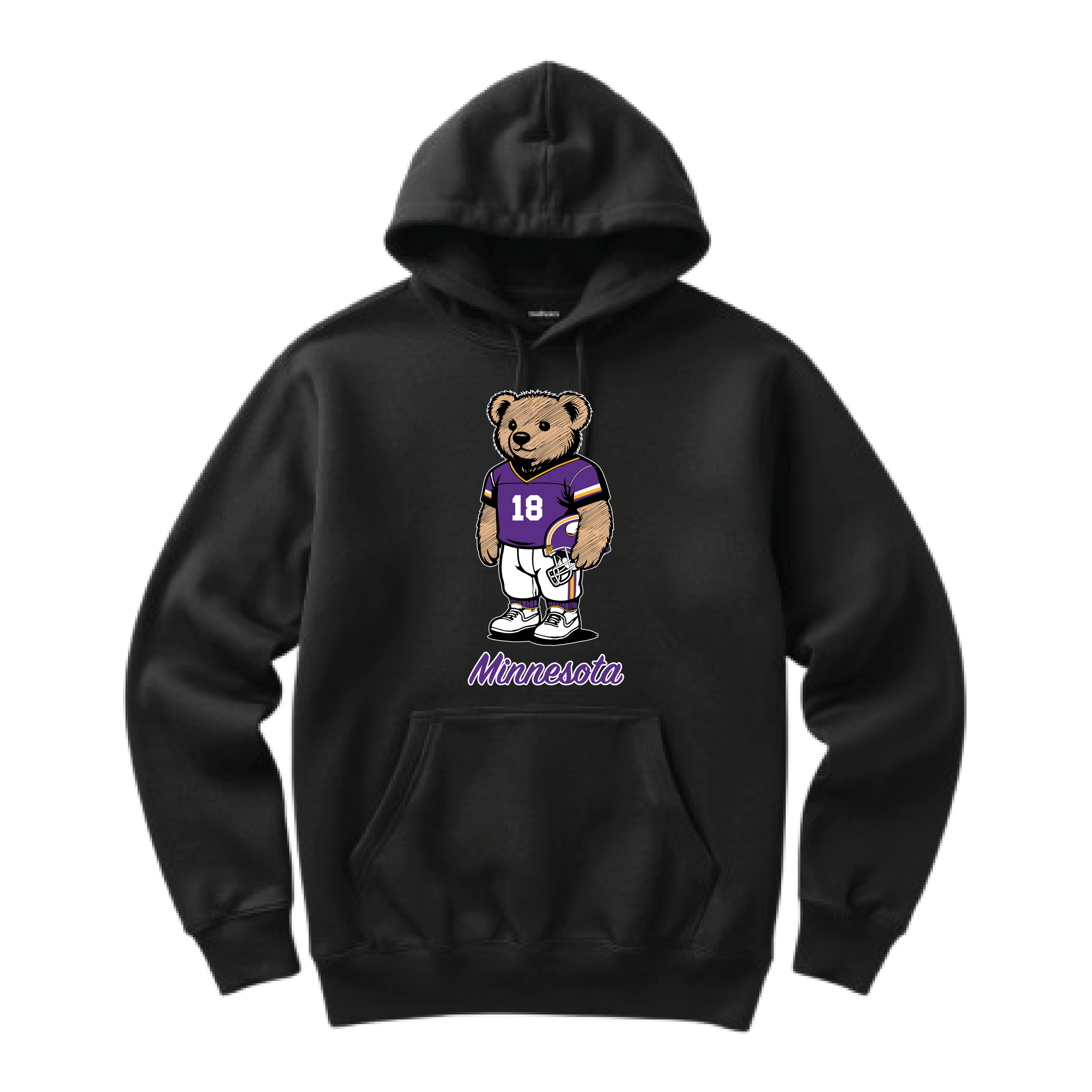 Minnesota Football Bear Hoodie