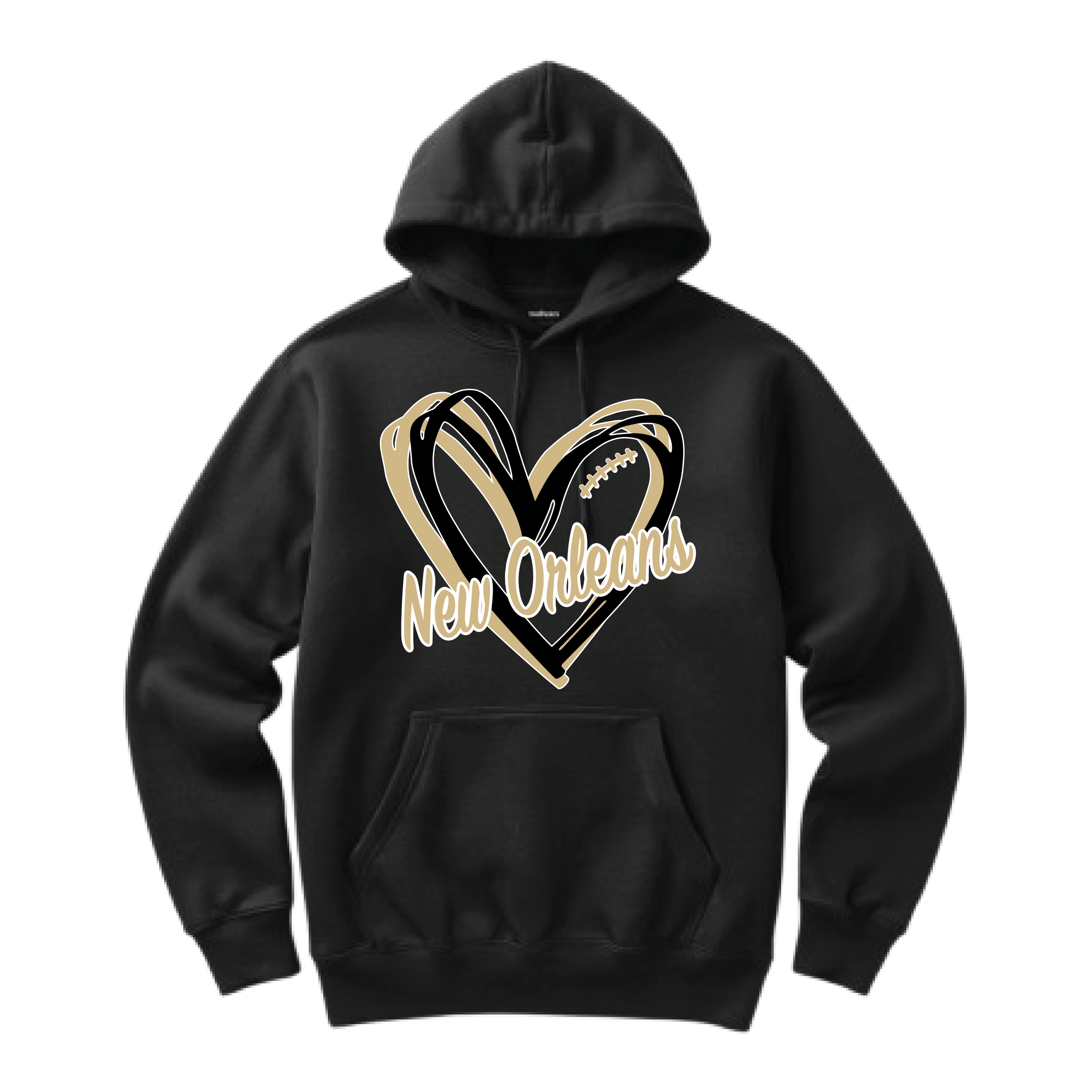 New Orleans Heart Hoodie