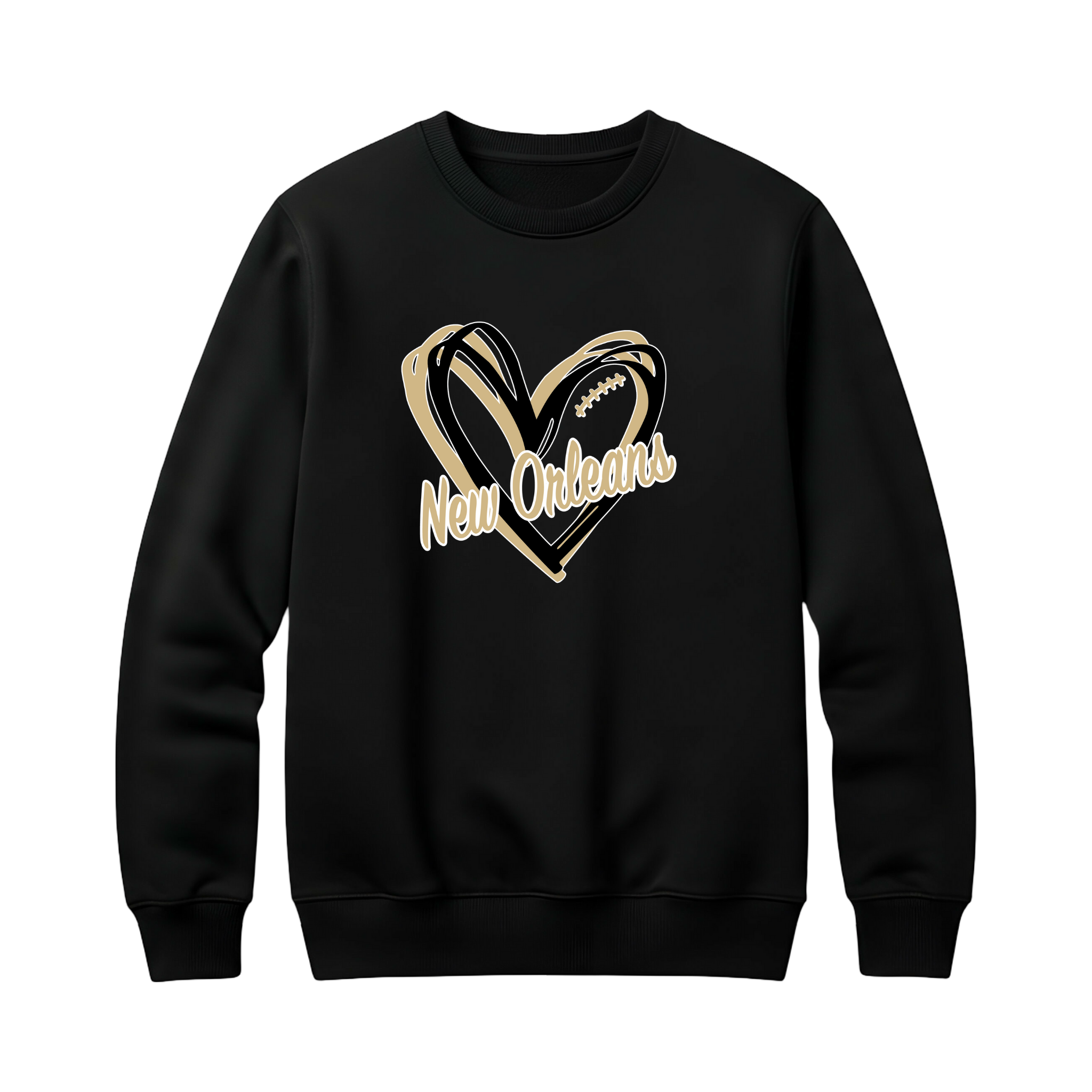 New Orleans Heart Crewneck