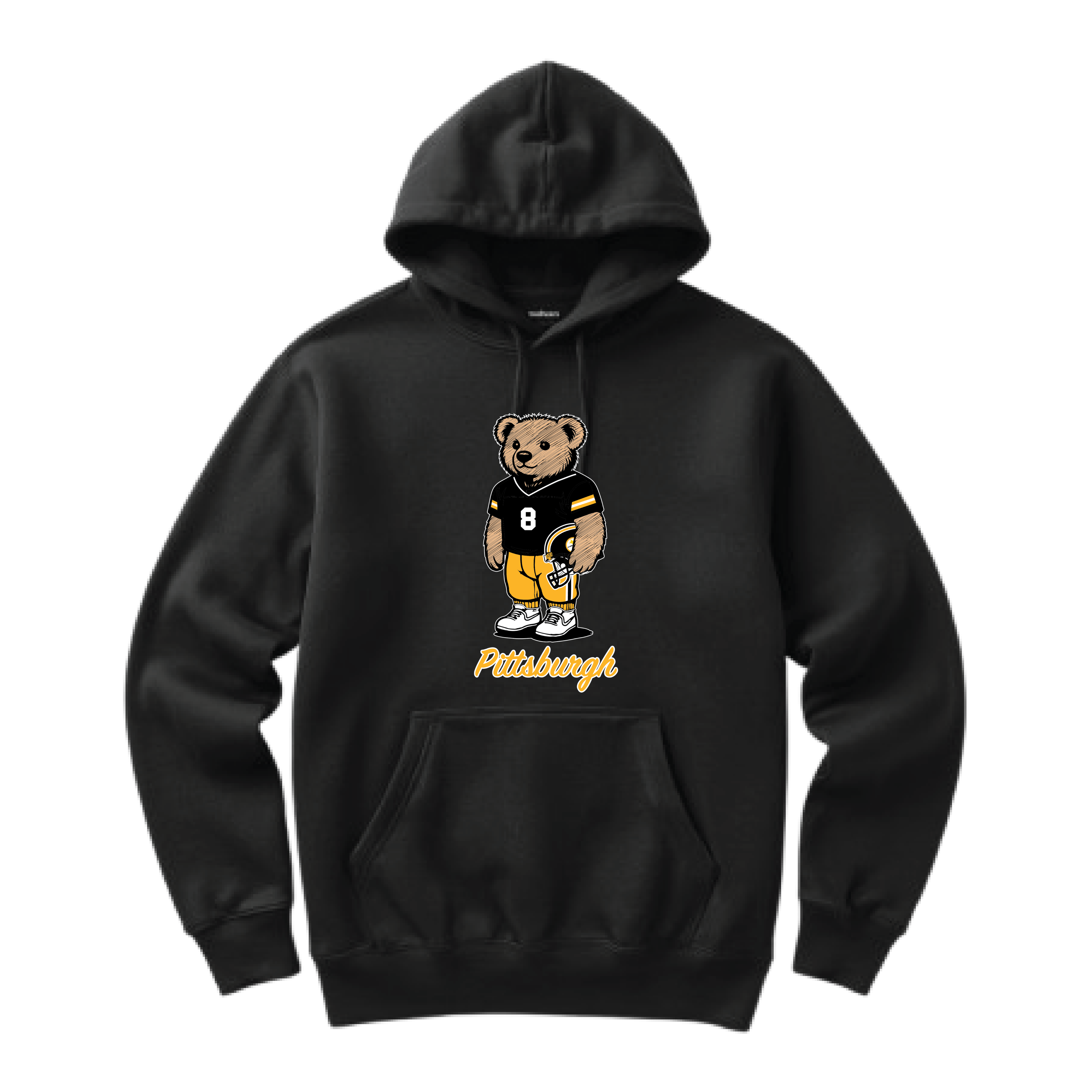 Pittsburgh Football Bear Hoodie