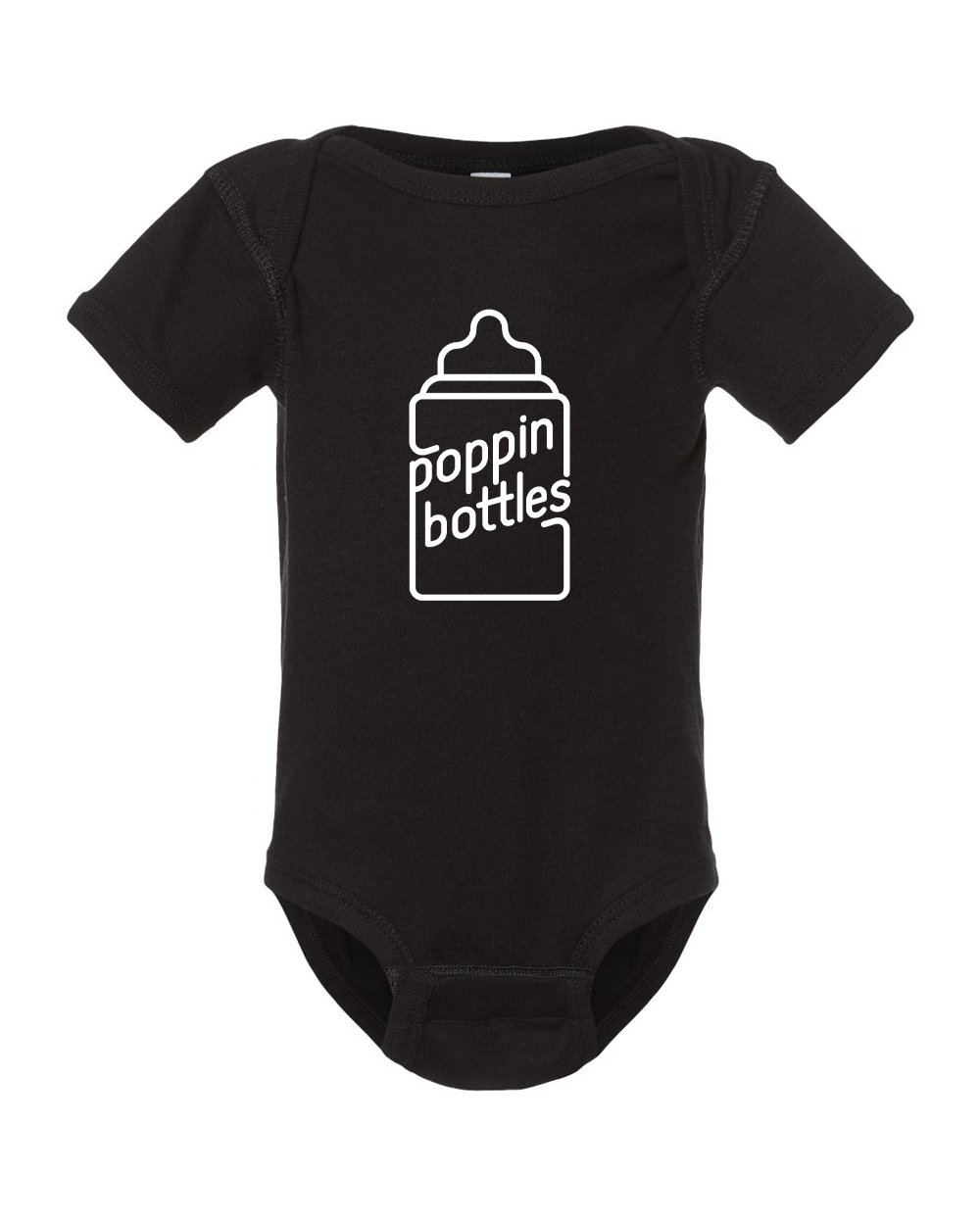 Poppin Bottles Baby Onesie | Funny Infant Onesie | Cute Baby Gift