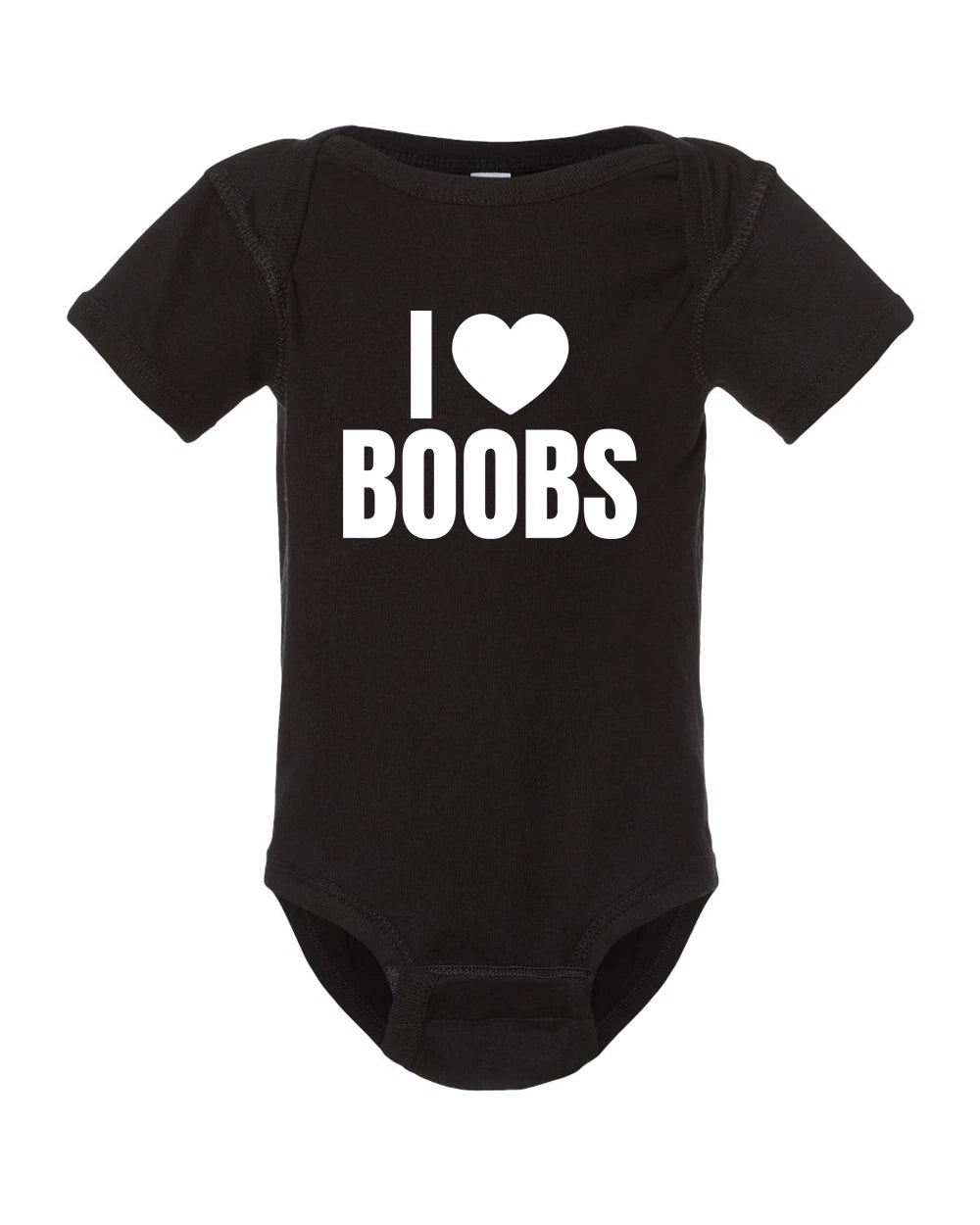 I ❤️ Boobs Baby Onesie | Funny Baby Shower Gift | Cute Newborn Onesie