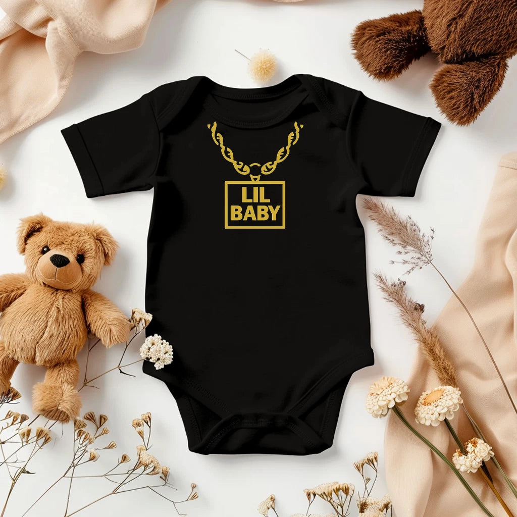 Lil Baby Onesie | Funny Hip Hop Onesie | Cool Infant Onesie | Rap Baby Gift