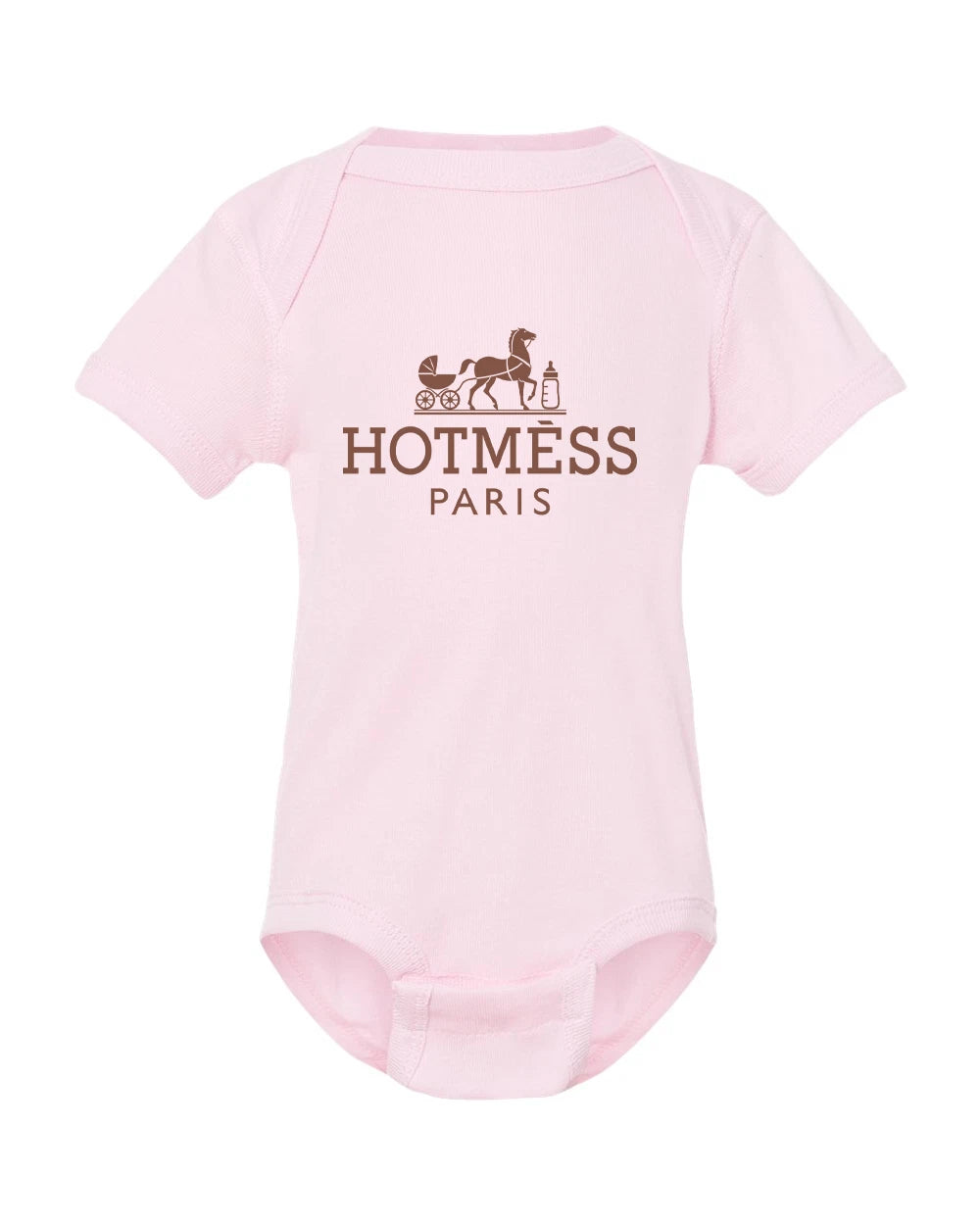 HOTMÈSS PARIS Baby Onesie | Funny Designer Parody Onesie | Cute Infant Gift