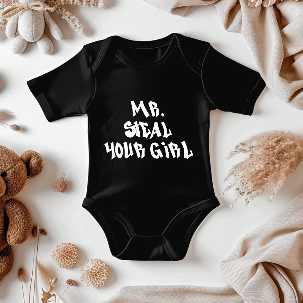 Mr. Steal Your Girl Baby Onesie | Funny Infant Onesie | Cute Baby Boy Onesie