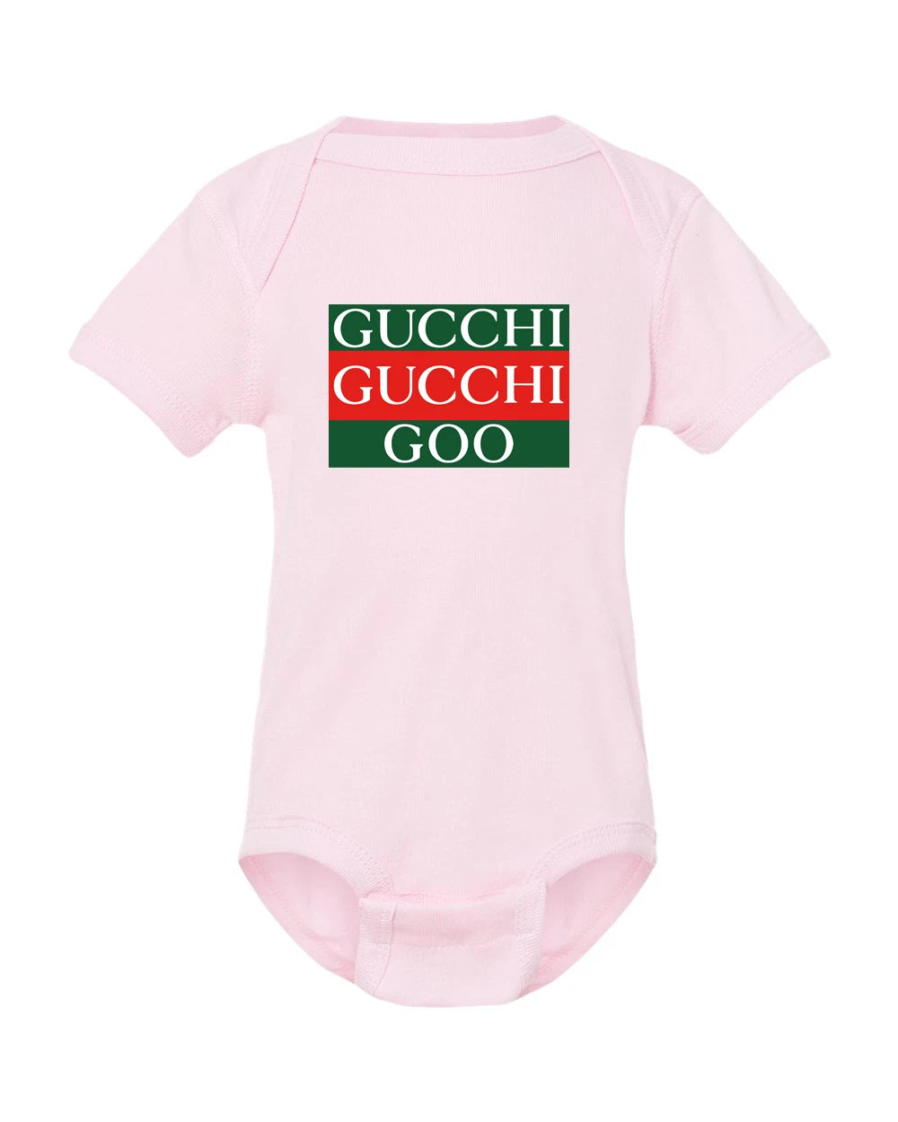 Gucchi Gucchi Goo Baby Onesie | Cute Designer Parody | Funny Baby Gift