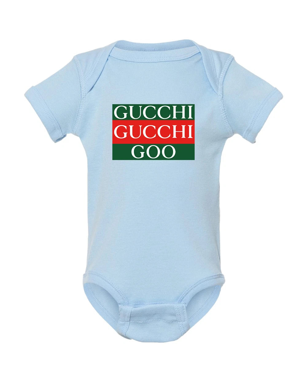 Gucchi Gucchi Goo Baby Onesie | Cute Designer Parody | Funny Baby Gift