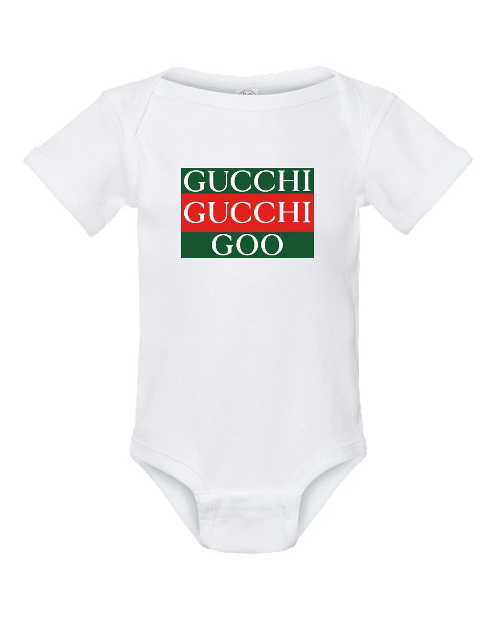 Gucchi Gucchi Goo Baby Onesie | Cute Designer Parody | Funny Baby Gift