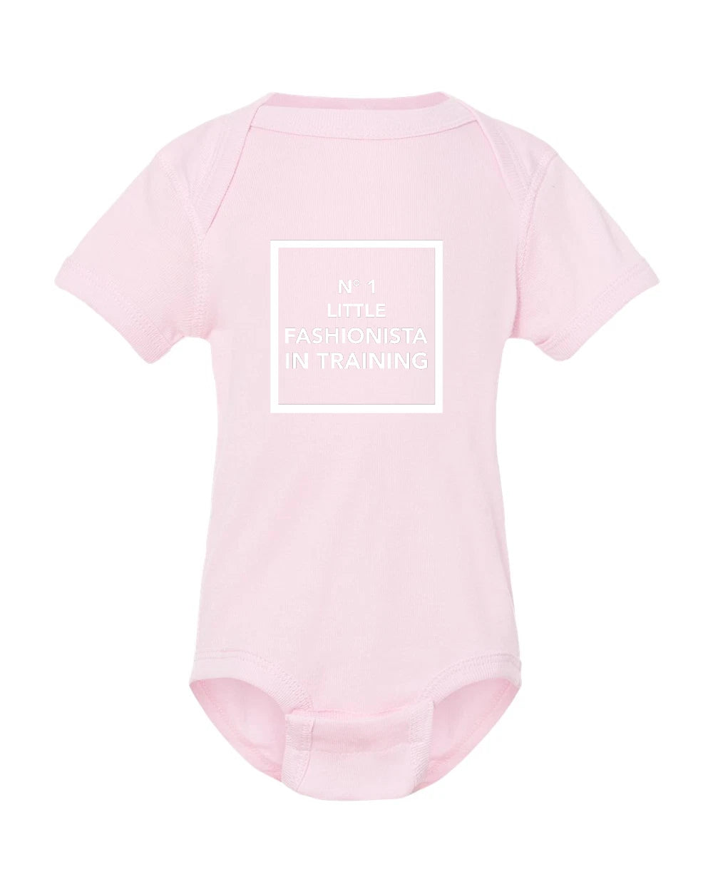 Fashionista in Training Baby Onesie | Stylish Infant Gift | Designer Parody