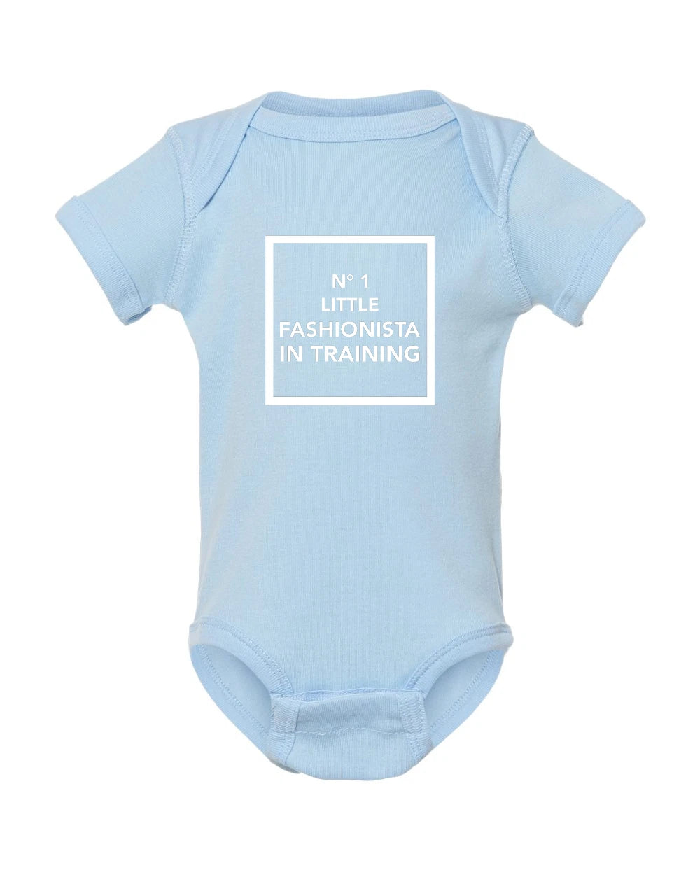 Fashionista in Training Baby Onesie | Stylish Infant Gift | Designer Parody