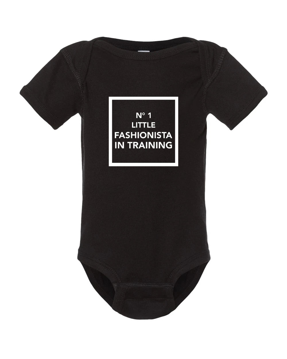 Fashionista in Training Baby Onesie | Stylish Infant Gift | Designer Parody