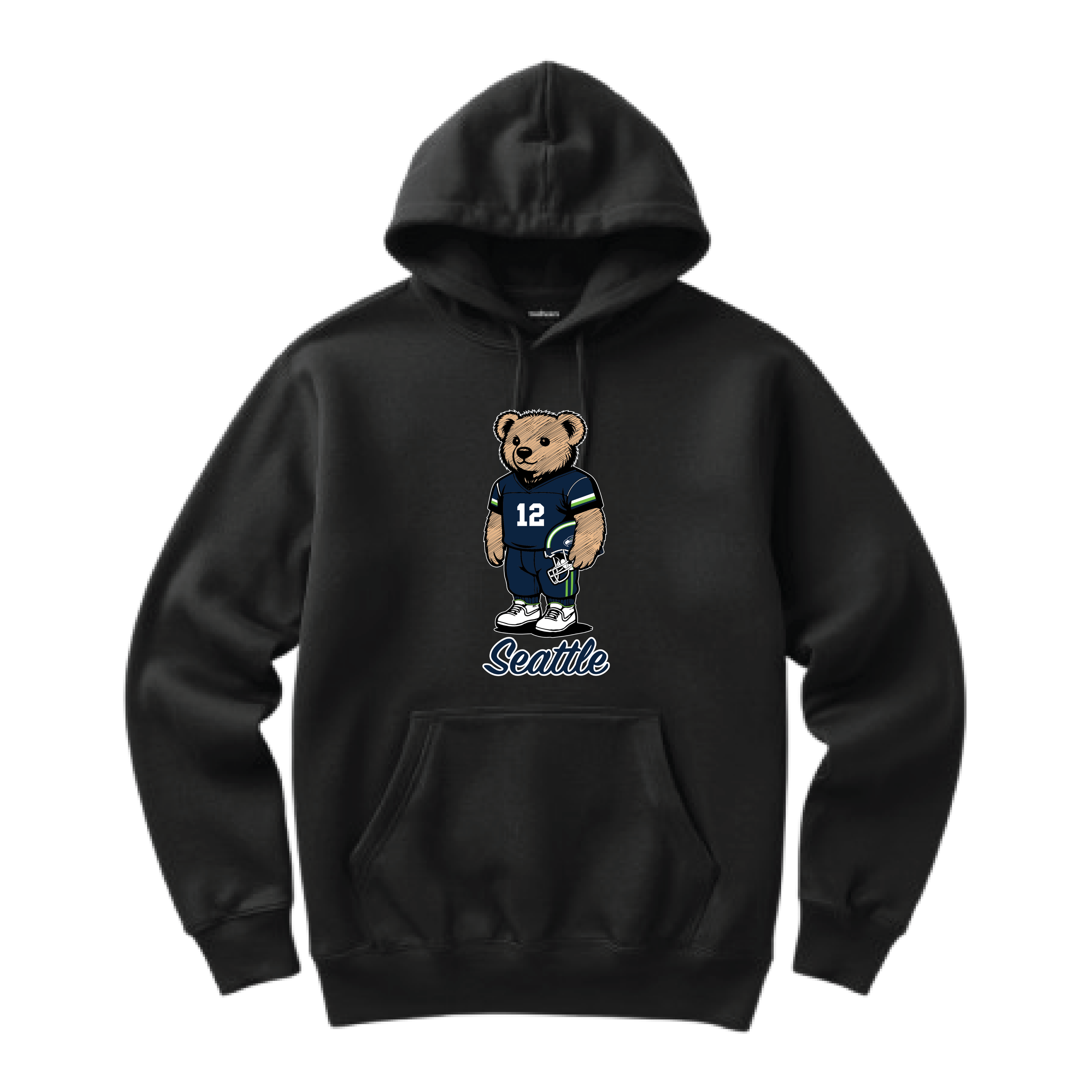 Seattle Football Bear Hoodie