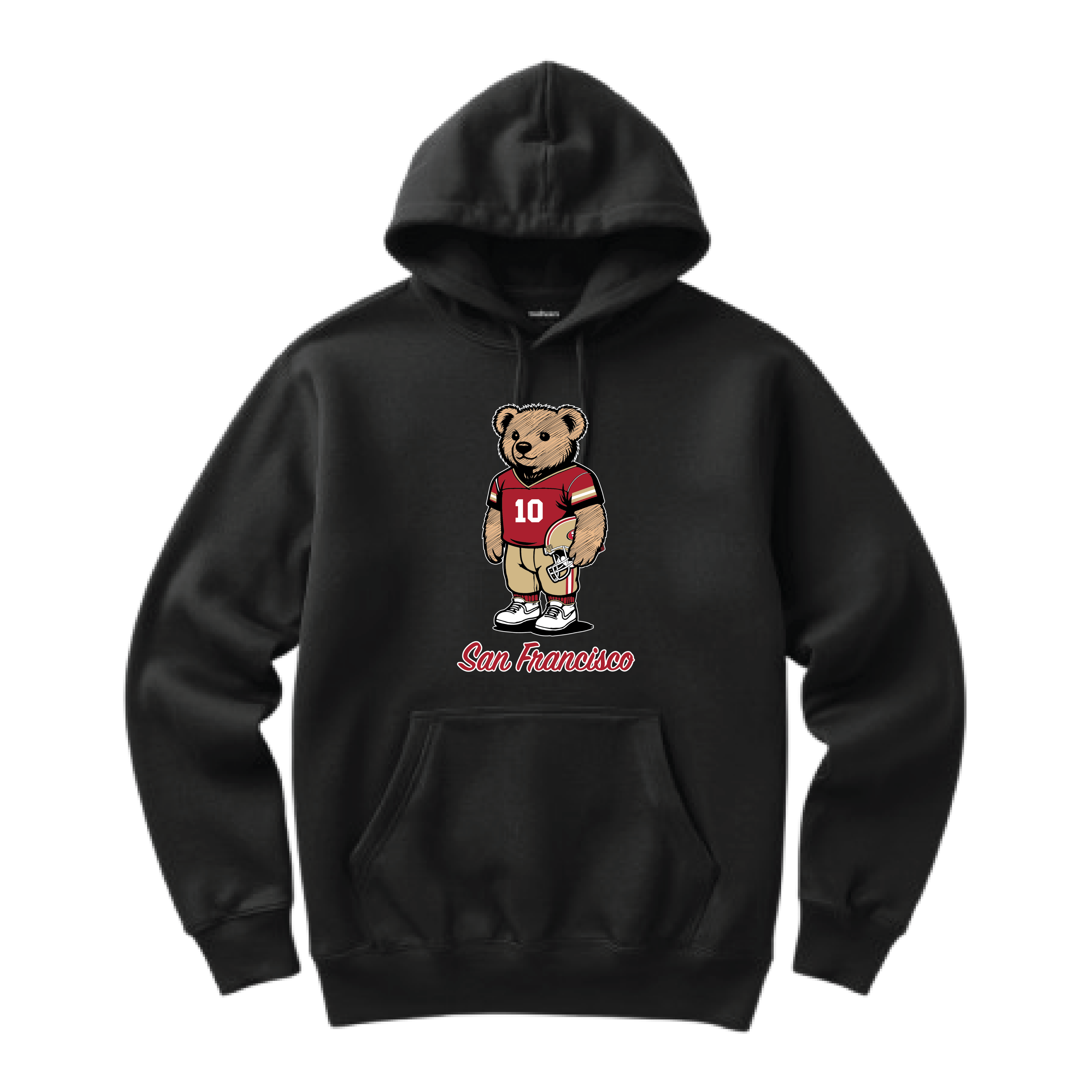 San Francisco Football Bear Hoodie