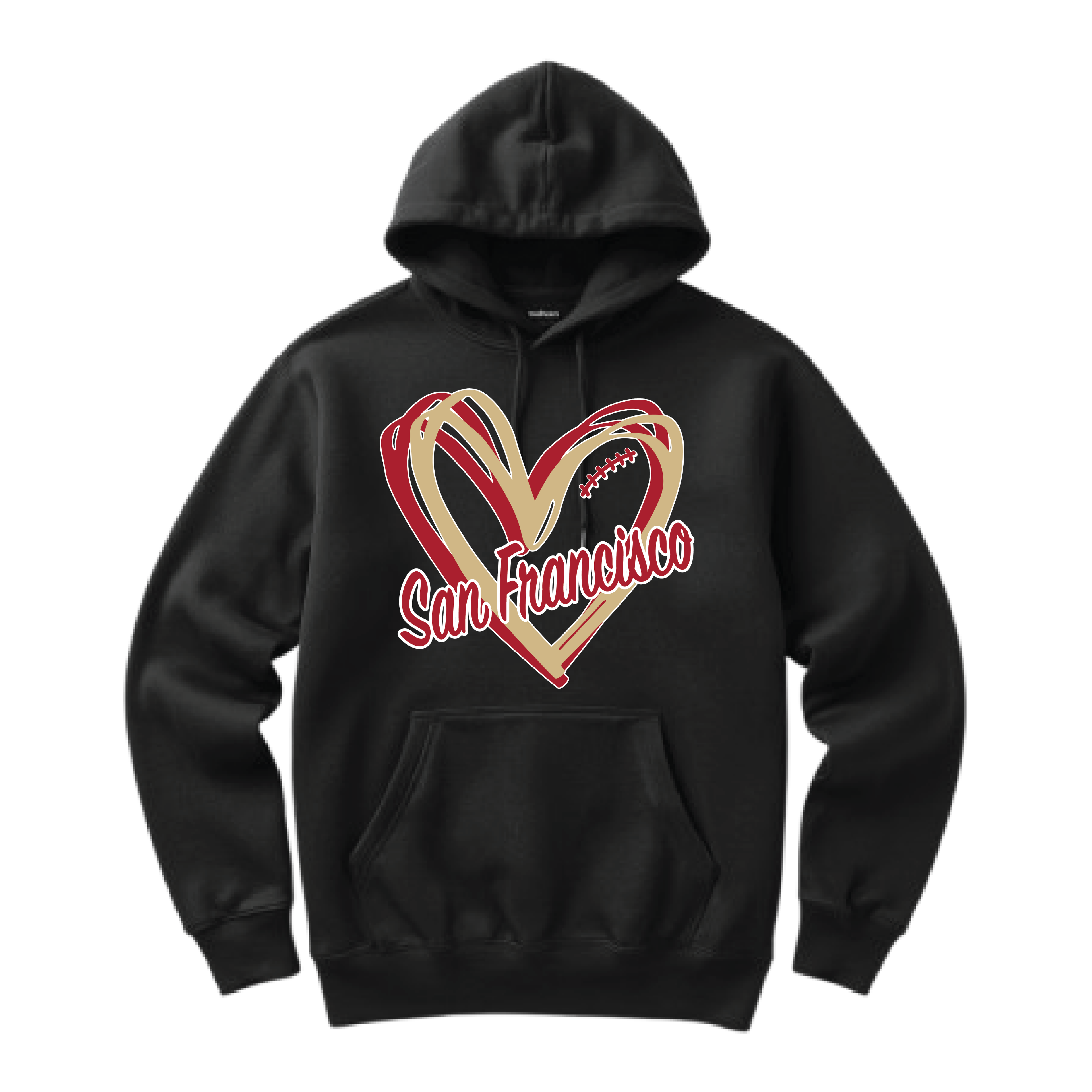 San Francisco Heart Hoodie