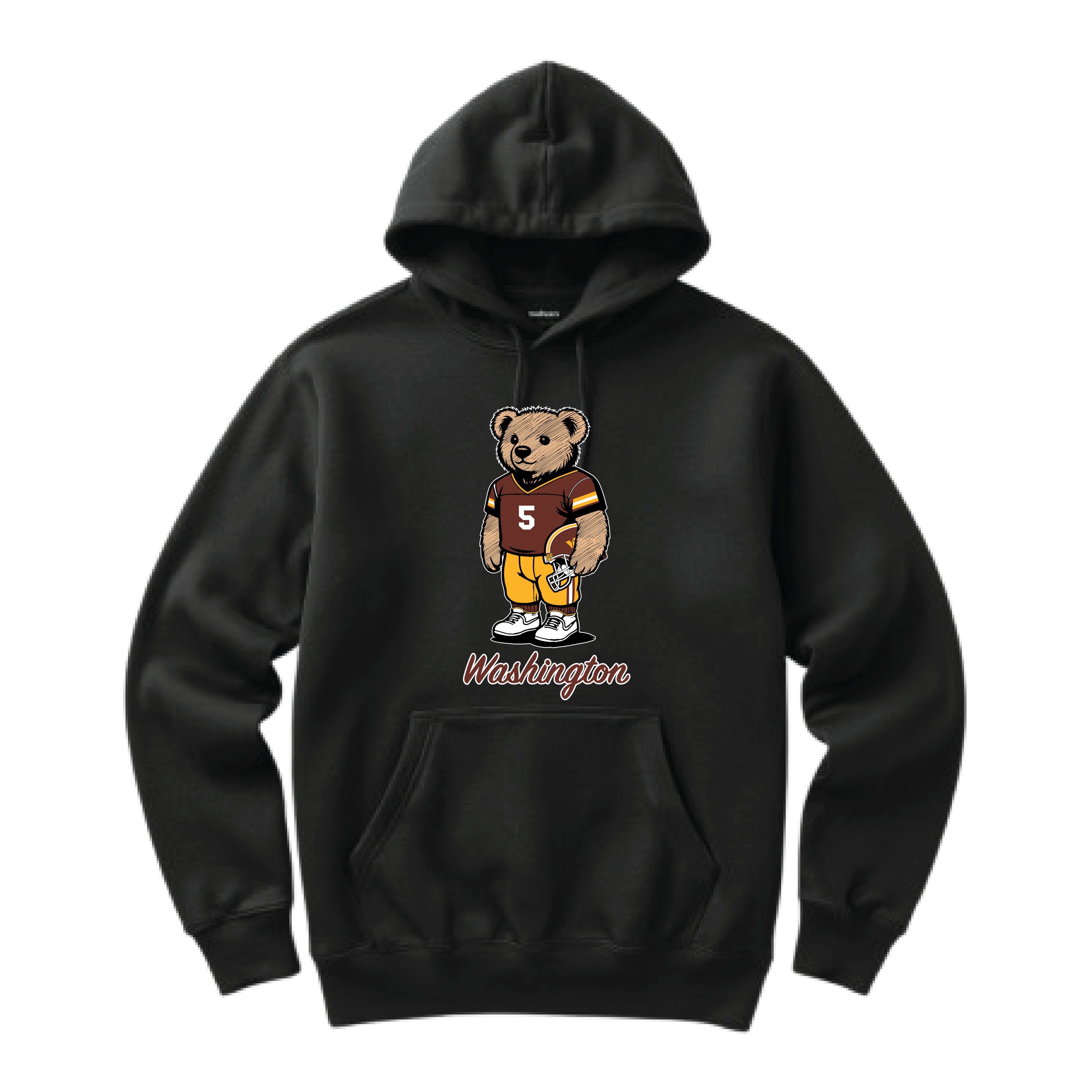 Washington Football Bear Hoodie